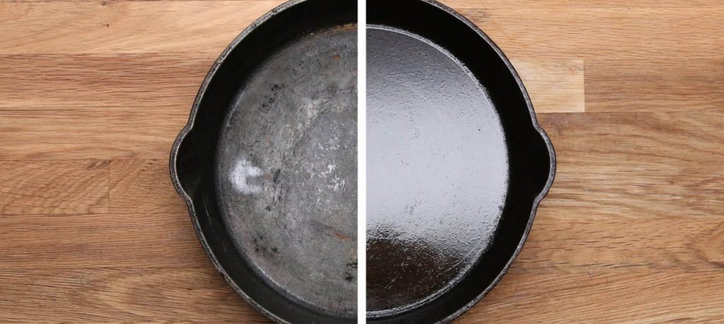 how to season cast iron skillet